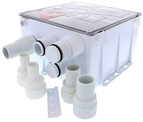 Rule Caja de drenaje de ducha con bomba de 1100 GPH - 12 V [99B], estándar