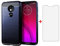 Phone Case for Motorola Moto G7 Power/ G7 Super and Tempered Glass Screen Protector Film with Mobile Bumper Accessories Slim Thin Shockproof Soft Silicone Rubber MotoG7Power G 7 7G MotoG7 G7Power Blue