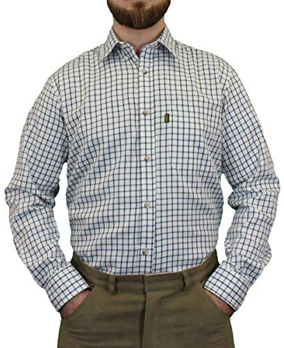 Mens Game Tattersall Long Sleeved Country Check Shirt