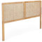 IDMarket Kopfteil auf Fußteil, EDHEN 160 cm, aus Holz