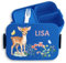 Kinder Bento Box Midi für Mepal Bentobox - Brotbox Reh Lunchbox Rehkitz Vesperdose Rehe Vesperbox Rehgeweih I - 900 ml - Blau - brotdose mädchen kindergarten personalisierte rehlein name
