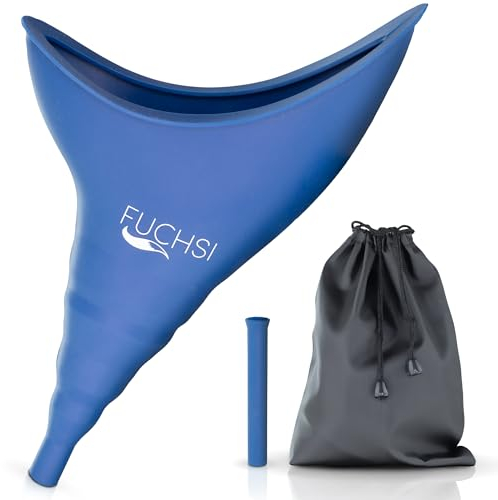 fuchsi Urinella für Frauen | Wiederverwendbar | Urinal aus Silikon | Trichter Tragbares Urinal | Pinkeltrichter - Frauenurinal | Outdoor Aktivitäten Camping