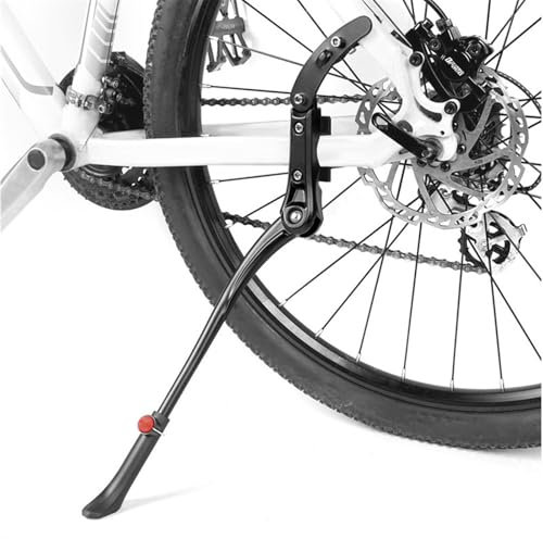 Seitenständer Höhenverstellbar für Fahrrad 24-29 Zoll - Mountainbike Bike Stand, Rutschfest für Hinterrad und Cityrad