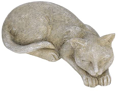 Luocute Pietra tombale commemorativa per animali domestici, pietra tombale commemorativa in resina per gatti, cani, lapidi per prato, giardino, cortile, (4)