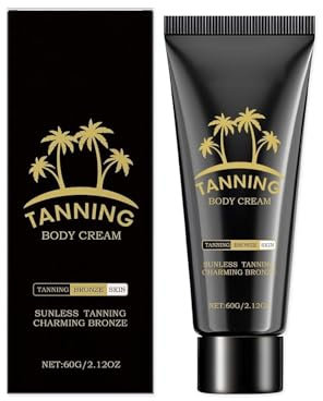 Latte per il corpo, autoabbronzante, lozione per il corpo, lozione nutriente con delicato effetto abbronzante senza striature, crema idratante per il corpo con estratto di ginkgo e olio di semi d'uva