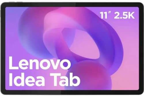 Lenovo Idea Tab ZAFR0928US 11 WQXGA 128GB Wi-Fi Tablet, MediaTek Dimensity 6300 2.4GHz, 8GB RAM, Android 15, Luna Gray