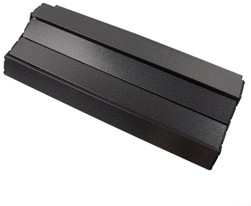Honseadek Mesa plegable de aleación de aluminio para carrito y carro, tablero de mesa plegable al aire libre y kit de conversión de cubierta de remolque ligera (negro L)