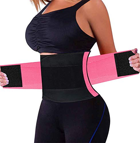 Ceinture d'entraînement amincissante, perte de poids pour abdos pour homme et femme, Femme, rose, Small