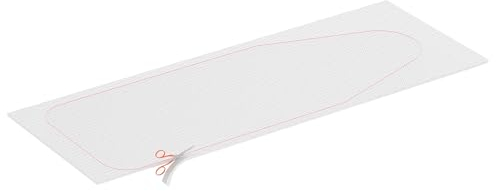 Colombo Mollettone Polsterung Bügeltisch 140 x 45 cm Weiß