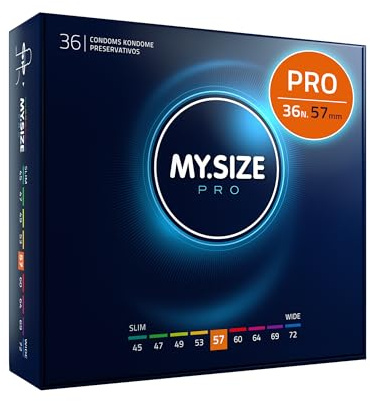 MY.SIZE PRO kondom storlek 4, 57mm, 36 stycken - Den nya generationen MY.SIZE kondomer