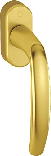 HOPPE ATLANTA - Manilla para Ventana Secustik+VarioFit, 90°, 7x32-42 mm, Oro F3, ref. 10760898