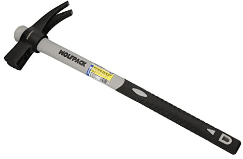 Martillo Encofrador Magentico Fibra Vidrio Mango Fibra Vidrio Con Empuñadura Antideslizante. 700 Gramos 50 cm.