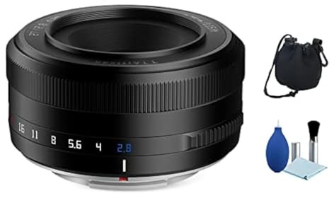 TTArtisan 27mm F2.8 APS-C Frame Auto Focus STM Wide Angle Lens for Sony E Mount Mirrorless Camera A6000 A6300 A6400 A7C A7II A7III A7MIV A7SIII NEX-Series Blak