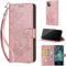 TOMYOU Handyhülle für Nokia G11 / G21 Hülle, mit [Kartenfach] [Standfunktion] Stoßfesten Kunstleder Flip Wallet Case Handyhülle kompatibel Nokia G11 / G21 Roségold