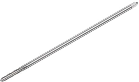 sourcing map Metric Thread Tap M6 x 1 H2 200mm Extra Long Straight Flute Screw Thread Milling Machine Taps Threading Tapping Repair Tool