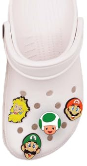 Schuh Charms für Clogs, 27pcs Schuhanstecker Cartoon Super Bros Schuhanhänger, DIY Schuh Pins Stecker Aufstecker Anstecker Set, Abnehmbare PVC Shoe Deko Zubehör für Kinder Jugendliche Erwachsene