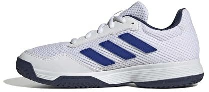 adidas Mixte Enfant Gamespec Kids Tennis Shoes, FTWR White/Lucid Blue/Dark Blue, 34 EU