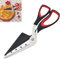 Pizzaschere, Pizzaschneider, Küchenschere, Pizzamesser, Pizza Cutter, Spülmaschinenfest, Geeignet Zum Schneiden von Crêpes, Kuchen, Pizza, Salat und Fleisch