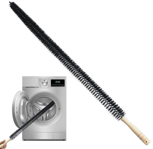 Washing Machine Cleaning Brush - Dryer Cleaner Scrubber Cleaning Reusable Long Flexible Fridge Coil Brush Cleaning Scrubber for Dryer