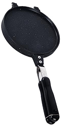 VICASKY Padella Antiaderente Per Omelette e Waffle Cone Stampo Per Cialde Rotante Resistente e Versatile Per Cucina Domestica e Campeggio