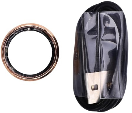Topiky Smart Ring Health Tracker, Anillo Inteligente con Obturador Remoto de Bluetooth, Monitoreo del Sueño a Prueba de Agua, Rastreador de Salud del Anillo con Monitor de Sueño, (7#)