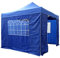 All Seasons Gazebos 3x3m vollständig wasserdichtes Faltpavillon mit 4 Seitenteilen - Königsblau