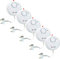 X4-LIFE Wassermelder Alarm Wasseralarm 5X Set - 120dB laut, zum Ankleben, Batteriebetrieben, Kontakt per externem Sensor - z.B. für Keller