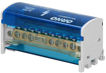 Orno LZ-8201/11 Morsettiera Distribuzione a 2 file, 11 fili