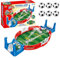 FainFun Mini Tischkicker Kinder, Mini Tischfußball mit 6 Fußbälle, Interaktives Tischfußballspiel für Kinder, Tischfußball Spieler für Kinder und Erwachsene (Rot Blau)