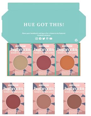 Rust-Oleum Bathroom Cabinet Paint in Matt Finish – Fiery Shades Tester Box