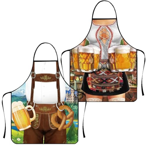 VisageVitalit Tablier Cuisine Homme Femme, Tablier Barbecue, BBQ Cuisine pour La Maison, Le Restaurant, Le Jardin, Le Barbecue