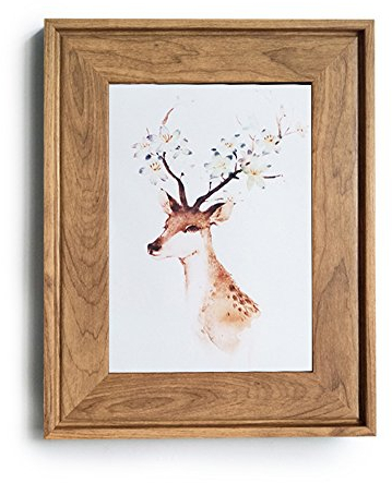 HUIXIANG Cadre Photo 20x25cm Vintage Portrait Cadres Rétro Rustique Picture Frames Vertical Horizontal Table ou Mural pour Posters, Cadeau pour Amis Anniversaire Deco Salon Bureau à Domicile (Bois)