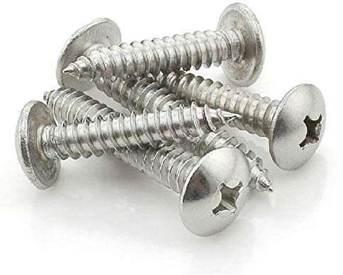 JINYONGFA Tornillos autorroscantes, Tornillos para Madera, Tornillos Grandes Planos y endurecidos con Brocas, Tornillos con Cabeza avellanada Cruzada-M5 * 50-Aproximadamente 103