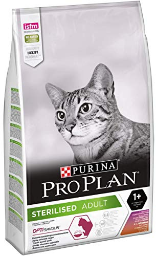 PURINA Pro Plan Sterilised Adult Savoury Duo - Pienso para Gato, con Pato e hígado, 10 kg