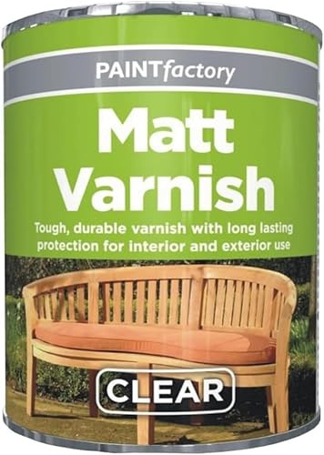 MIXEL Clear Matt Varnish Tin Paint, Quick-Drying Formula, Easy-to-Apply, Long-Lasting Protection, Ideal for Craft, Home Décor, Perfect for Interior and Exterior Use, 300ml, (1 Pcs)