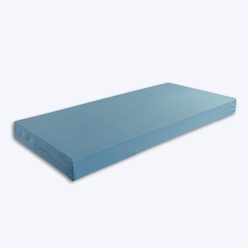 FORTISLINE Pflegematratze 90x200x15 cm - Schaumstoffmatratze RG40 mit wasserdichtem und abwischbarem Bezug, 95°C waschbar, für Pflegebett, Krankenhausbett, häusliche Pflege und Inkontinenz
