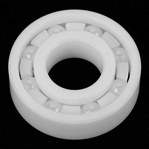 Asixxsix Rodamiento de Bolas Cerámico de Alta Precisión 6001, Resistente a Altas Temperaturas, 12x28x8 Mm