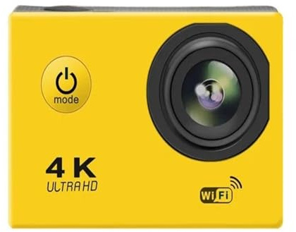 Action Camera 4K WiFi Schermo da 2.0 pollici Impermeabile 170D Videocamere for sport subacquei for casco da motociclista Sport all'aria aperta Cam