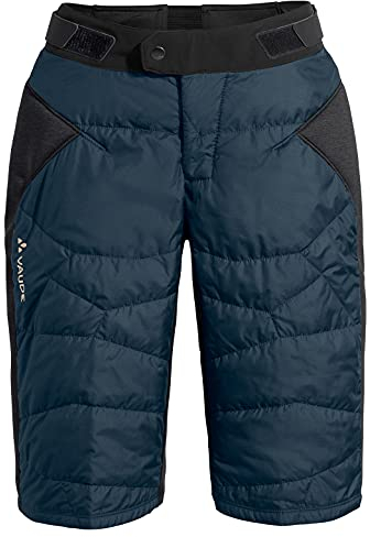 VAUDE - Minaki Shorts III für Damen und Herren - Isolationsshort zum Fahrradfahren, dark sea, L