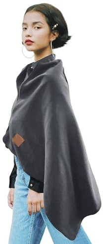 USB Elektrische Wärmekissen Heizkissen für Rücken Nacken Schulter, Warm Umhang Schal 5V Flanell Wärmedecke Kuschelheizdecke Wärmepads Waschbare Dysmenorrhoe Heating Pad für Home Büro Reise, 150×80CM