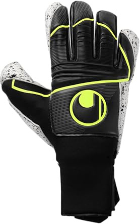 uhlsport Supergrip+ Flex Frame Carbon Gants de Gardien de But de Football pour Hommes et garçons - stabilisation maximale des Doigts, Corps de Gant en néoprène et supergrip