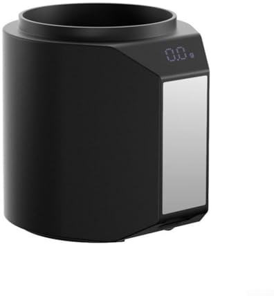 Bilancia da caffè con misurino integrato, display a doppia funzione per peso e volume, schermo LED per letture chiare e supporto antiscivolo in silicone stabile