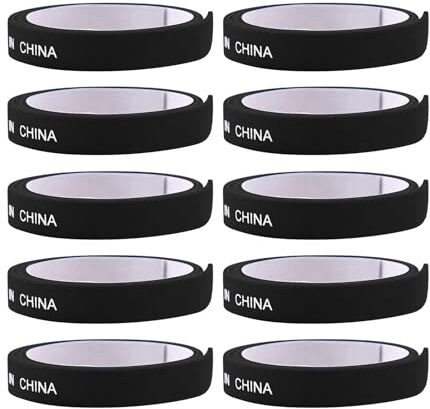 Banda De Tenis - 45x1x0,15 Cm Banda De Borde De Tenis | Banda De Esponja, 10 Piezas Banda De Esponja Adhesivos De Protección De Borde De Pádel Accesorios De Entrenamiento Resistente A Golpes Po