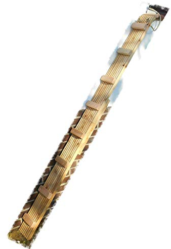 Jennys Tiershop 4 Meter! Katzenleiter Douglasie mit 3 Verbindungsstücken mit 2 Gummischellen/Katzentreppe, Katzenmöbell (01e)