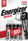 Energizer Piles minimales (4 pièces). Alcaline AAA 1,5 V Max