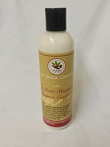 ORGANIC SHEA BUTTER NATURAL MOISTURISING SHAMPOO AND CONDITIONER WITH TEA TREE OIL, LAVENDER OIL, PEPPERMINT OIL & ROSEMARY