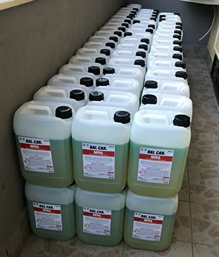 MAFO M96 Sgrassante detergente sgrassatore auto camion motore teloni grasso bi-fase bicomponente tanica 10kg Giallo-Verde doppio colore