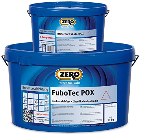 Zero FuboTec POX 230 15 kg |inkl. Härter| Fußbodenfarbe Epoxydharz