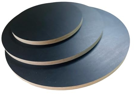 Runde Siebdruckplatte 12 mm, 15 mm, 18 mm, 21 mm - Wasserfest & Vielseitig einsetzbar für Möbel, Anhänger und mehr! (12mm (800mm))