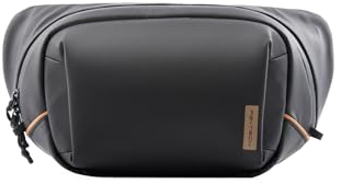 PGYTECH OneGo Solo V2 kameratasche Klein Umhängetasche Wasserdicht 4L, Fototasche für Spiegelreflexkameras Kompatibel mit Canon SLR Kamera, Nikon, Insta360 X4, DJI mini 4 Pro, ipad mini 8.3'', Schwarz